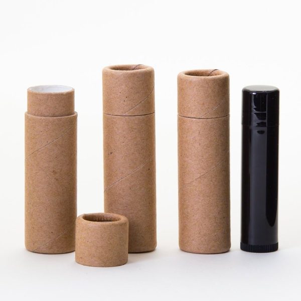 1/3 OZ Kraft Paperboard Lip Balm/Salve/Cosmetic/Lotion Tubes