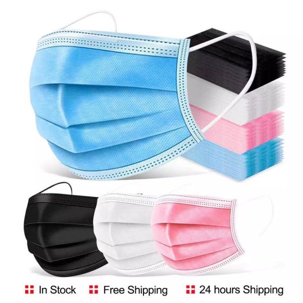 10/20/50/100/200Pcs Disposable Medical Masks Non Woven Anti-dust
