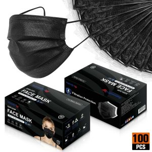 100/50 Pcs 3 Layer Kids Adult Face Mask Respirator Virus Masks