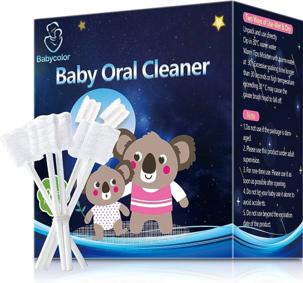 [100-Pack] Baby Tongue Cleaner, Baby Toothbrush