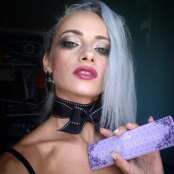 100% PURE Punk Princess Palette (Fruit Pigmented), Bold, Edgy Makeup Palette
