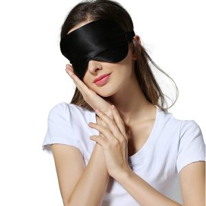 100% Silk Sleep Mask and Blindfold, Soft Eye Mask