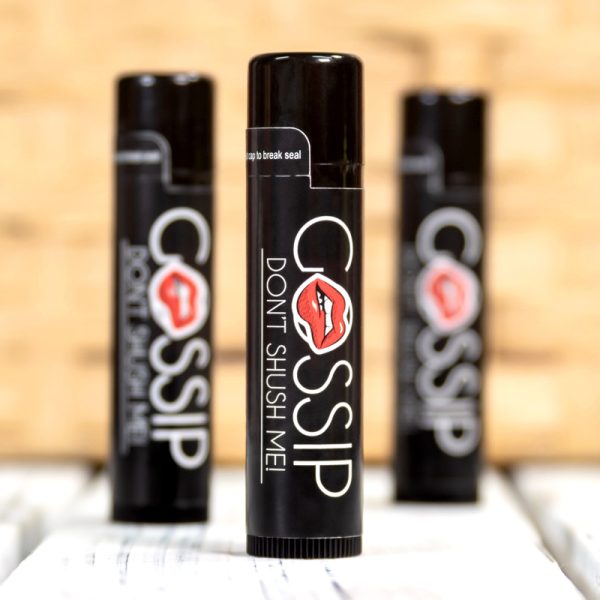 100 Vanilla Lip Balms in Black Tubes and Caps