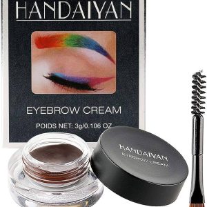 12-color waterproof multifunctional eyebrow cream and eyeliner cream
