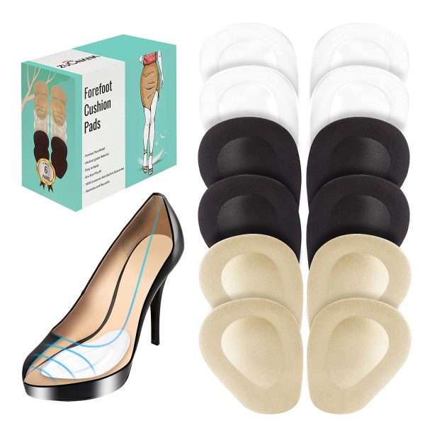 (12 Pieces) Metatarsal Pads for Women High Heels