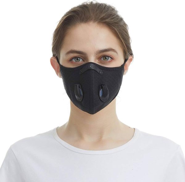 1pcs Unisex Non-woven Fabric Face Mask Anti-dust Anti-haze Breathable Washable Reusable Windproof Mask