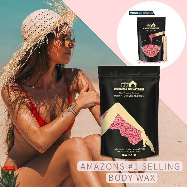 2.5lb Wax Beads Hair Removal Kit