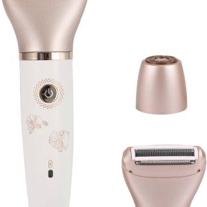 2 IN 1 Women's Rechargeable Trimmer Electric Hair Shaver Ladies Cordless Razor