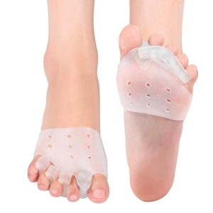 2 Pairs Gel Toe Separators Metatarsal Pads Kit