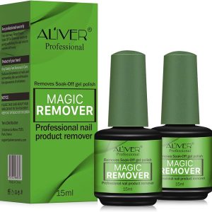 2 Pcs Magic Nail Polish Remover, Professional Easily & Quickly Removes