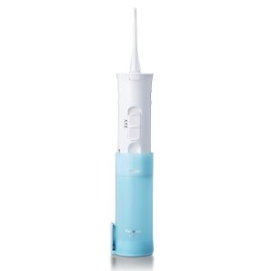 2-Speed Battery-Operated Oral Irrigator with Collapsible Design for Travel