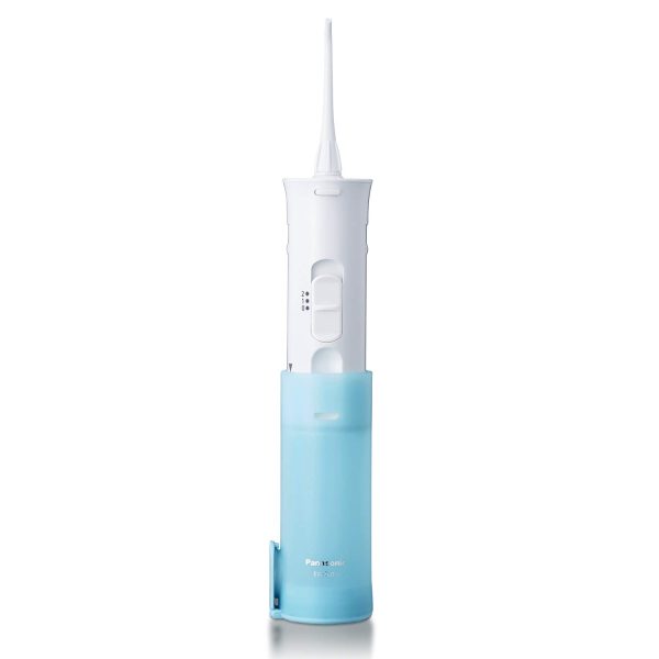 2-Speed Battery-Operated Oral Irrigator with Collapsible Design for Travel