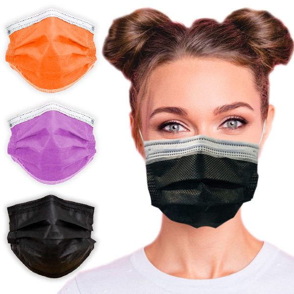 20 Pcs Disposable Filter Masks 3 Ply Earloop Breathability Comfort Beauty