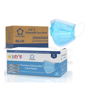 200PCS Disposable Protective Face Mouth Mask Children Kids Face