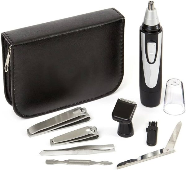 2019 Edition Urban Gent Esq. Ear and Nose Hair Trimmer Beard 8 Piece Mens