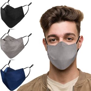 20PC Cotton Mask Anti Haze Dust Washable Reusable