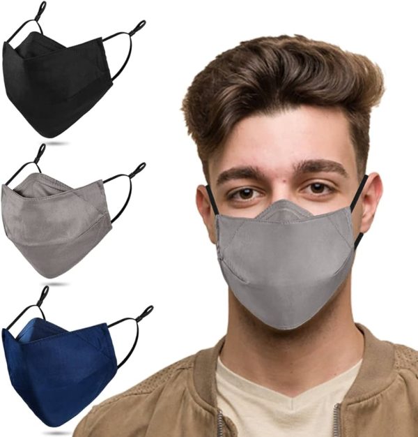 20PC Cotton Mask Anti Haze Dust Washable Reusable