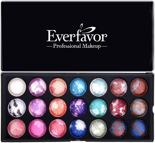 21 Colors Eyeshadow Palette, Everfavor Eye Shadow Makeup Palette Shimmer