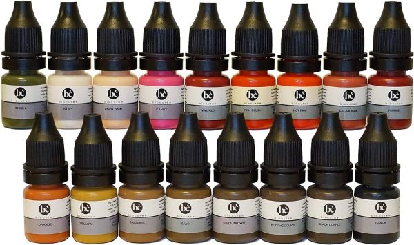 22 Bottle Eyebrow Lips Tattoo Permanent Makeup Tattoo ink Pigment Cosmetic
