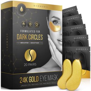24K Gold Under Eye Patches| 20 PAIRS | Dark Circle Puffy Eye Under Eye Bag