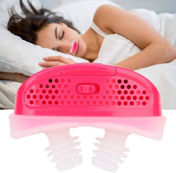 Revolutionize Your Sleep: 3-in-1 Snoring Solution with Electronic Snore Stopper & Air Purifier Filter