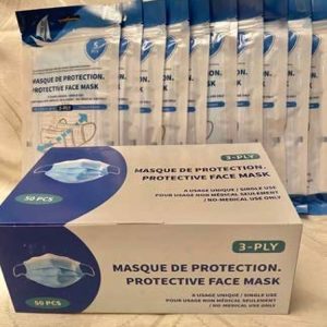 3 Layer Disposable mouth mask 50pcs Non Woven