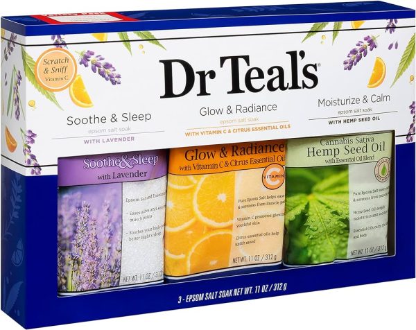3-Piece Lavender Hemp Seed Oil Spa Trio
