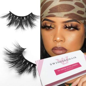 Get Glamorous with 3D Mink Lashes: Hand-made, Dramatic Makeup Strip Lashes for Deluxe, Nature-Inspired Eyelashes - Reusable and Easy to Apply, Perfect for Weddings, Parties, and Daily Use