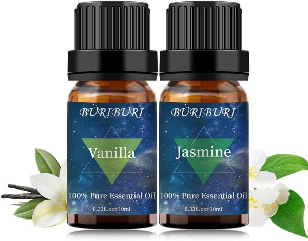 4 Bottles Jasmine Essential Oils 100% Pure Aromatherapy Oil