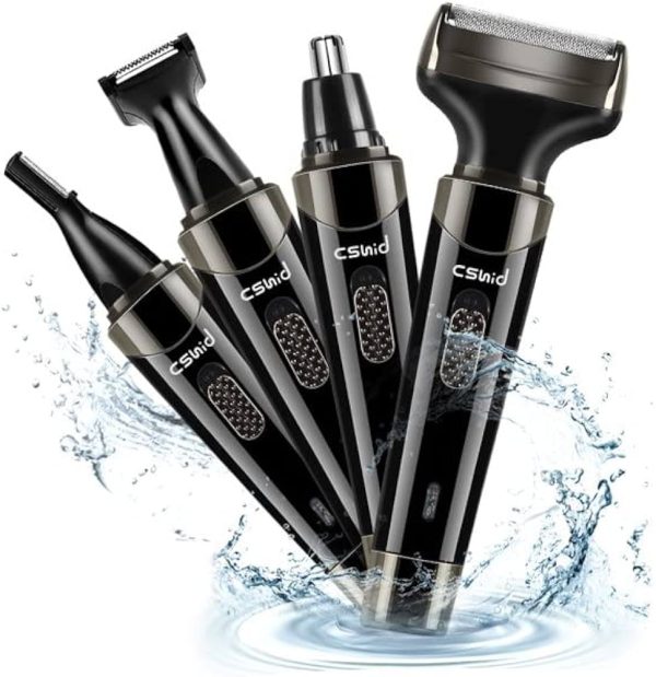 4 IN 1 USB Rechargeable Hair Trimmer Painless Cordless