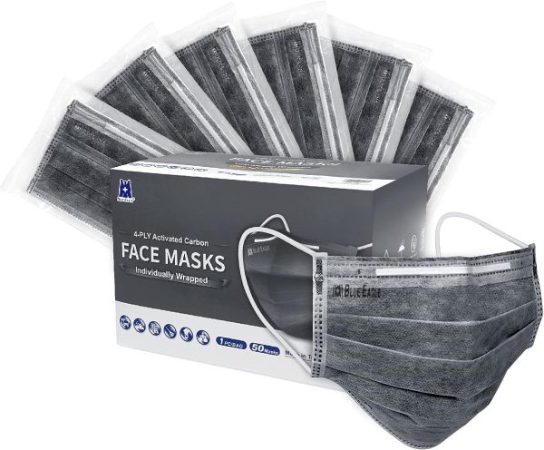 4 layers FFP2 face mouth mask Activated bamboo carbon prevent