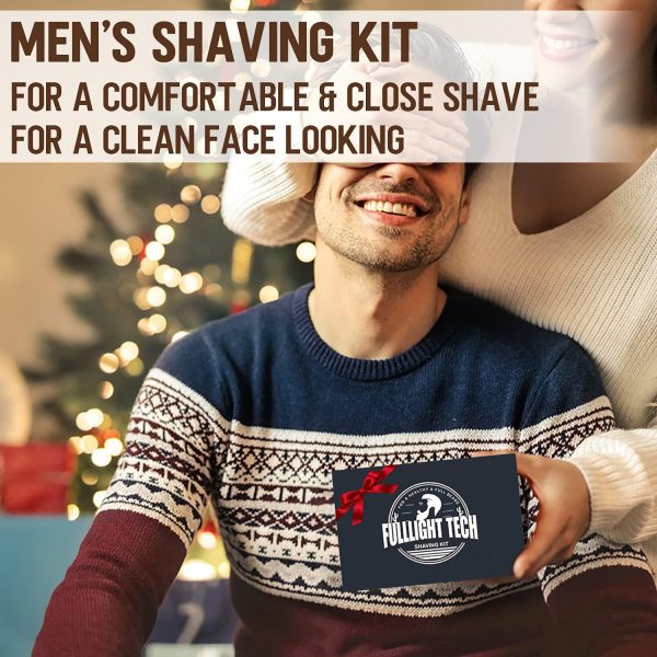 Shaving Experience: 4-Pack Shaving Soap Set with Bowl, Brush, and Cream - The Ultimate Men's Grooming Gift