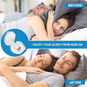 Silent Nights Await: 4 PCS Magnetic Anti-Snore Nose Clips