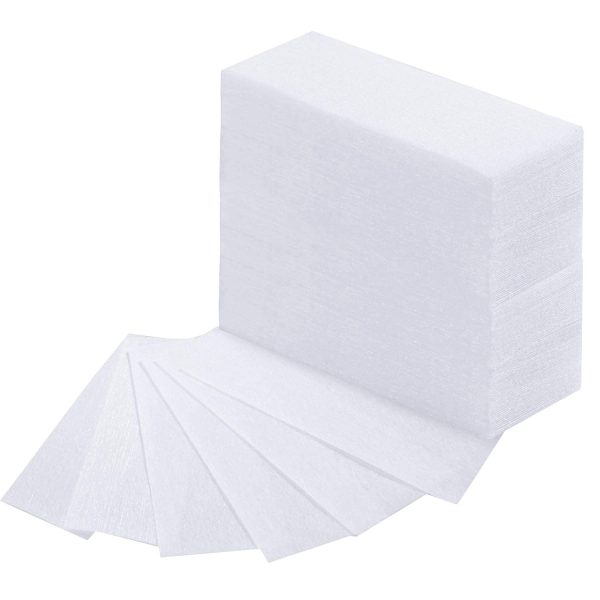 400 Pieces Non Woven Wax Strips Facial and Body Hair Removal