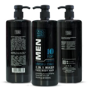 -417 Dead Sea Cosmetics Body & Hair Shampoo for Men