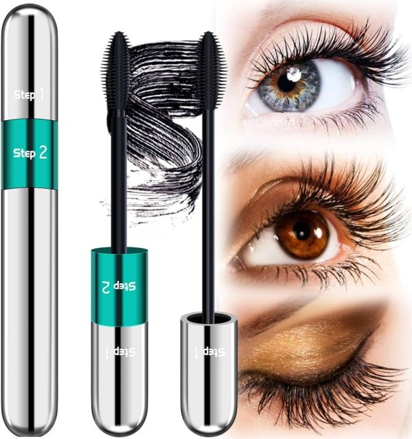 4D Curly Natural Lash Mascara, Mascara for Natural and Voluminous Look