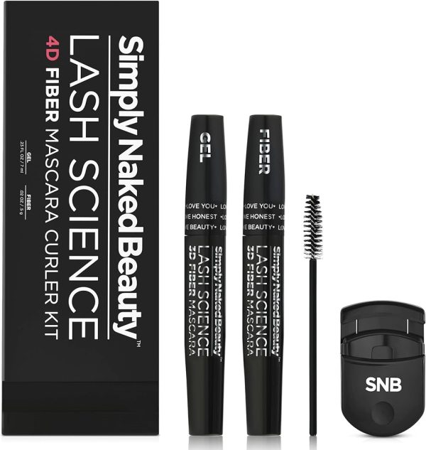 4D Fiber Mascara and Curler Kit by Simply Naked Beauty.