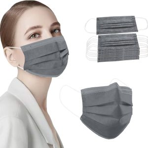 50 Pcs mouth face mask Disposable Dental Earloop Anti Dust Face Surgical Mask