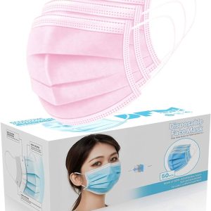 50 Pieces Disposable Face Cover Mouth Protection Hygiene and Protection