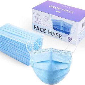 50Pcs Antivirus 1 Disposable Mask Virus Nonwove 3 Layer Ply Filter