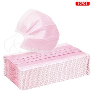 50Pcs/set Cotton Mouth Face Mask White Black Pink Blue Multi Color Mouth