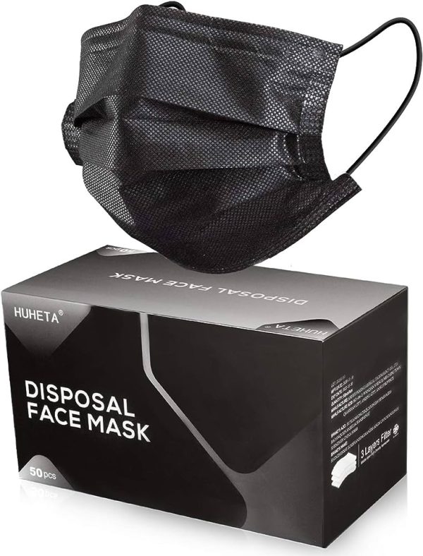 51 Pack (Includes Free Reusable Mask) Disposable Face Mask Surgical Dental Office