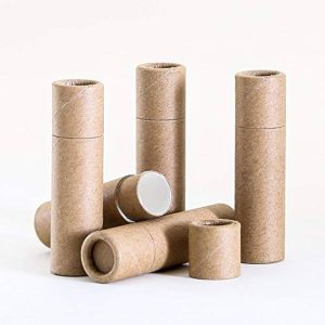6 mL Kraft Paperboard Lip Balm/Salve/Cosmetic/Lotion Tubes