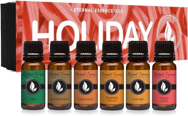 6 Pcs Holiday Breeze Scent Essential Oils Gift Set