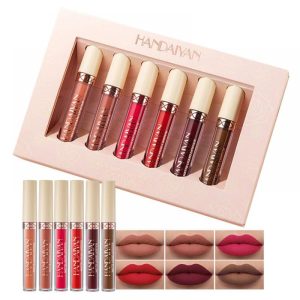 6 PCS Matte Liquid Lipstick set Waterproof Long Lasting Birthday Edition