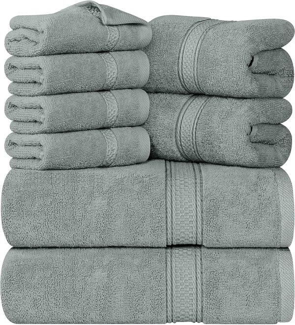 600 GSM 8-Piece Premium Towel Set
