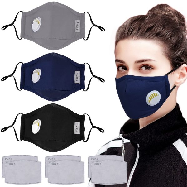 6Pcs Washable FPP3/N95 KF94 Face Mask Anti Dust Mouth Mask