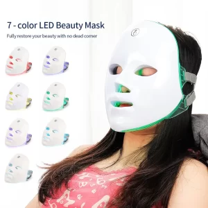 7 Colors Light Electric Photon LED Mask Electric Facial Skin Rejuvenation