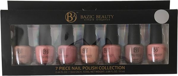 7 Full Size Bottles Glossy Matte (not Pearl or Metallic) Pink Rose