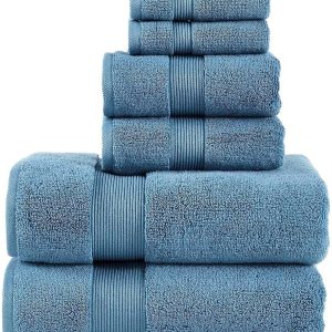 703 GSM 6 Piece Towels Set, 100% Cotton